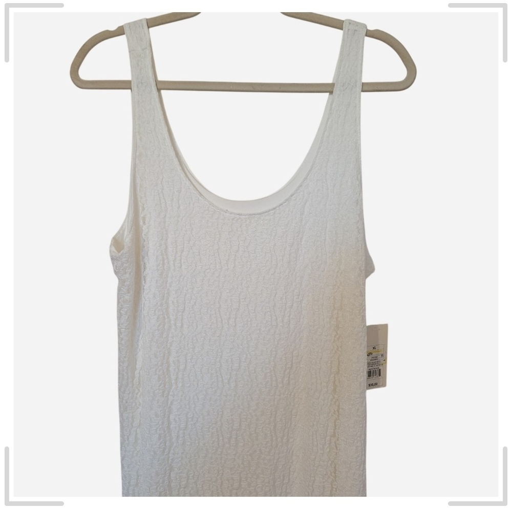 a new day White Textured Maxi Dress - Picture 4 of 8